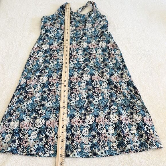 Patagonia Dress Size M Furnai Floral Neo Navy Magnolia Spring Sundress A-Line - Picture 9 of 10